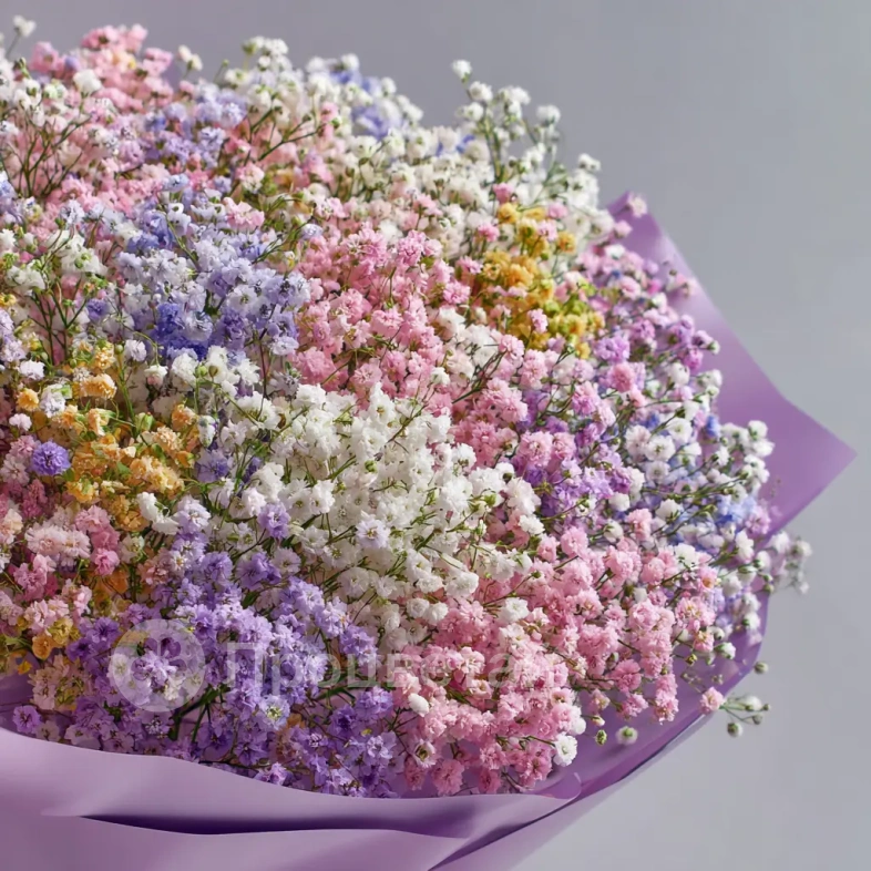 Монобукет из гипсофилы &laquo;Пушистая симфония&raquo;