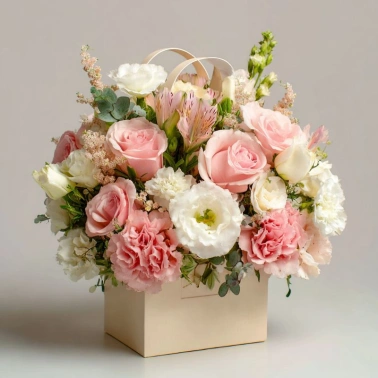 Композиция в сумочке «Девичий выбор»