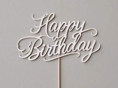 Топпер «С Днем рождения»