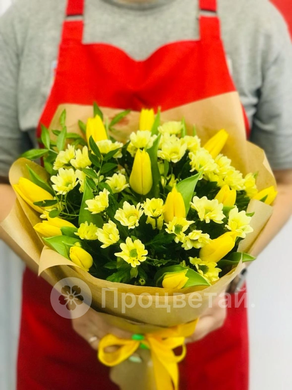 Букет &laquo;Солнечная весна&raquo;