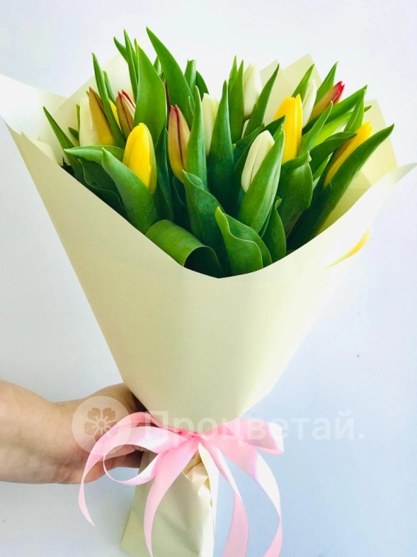 Букет "15 тюльпанов"